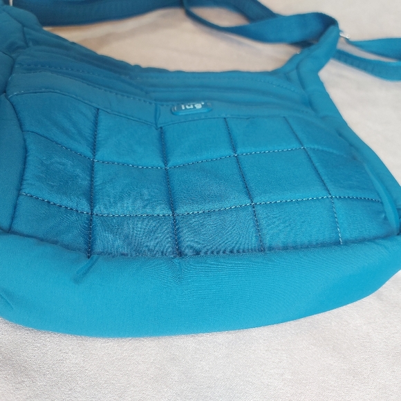 Lug Flutter blue mini cross body bag - Picture 3 of 11